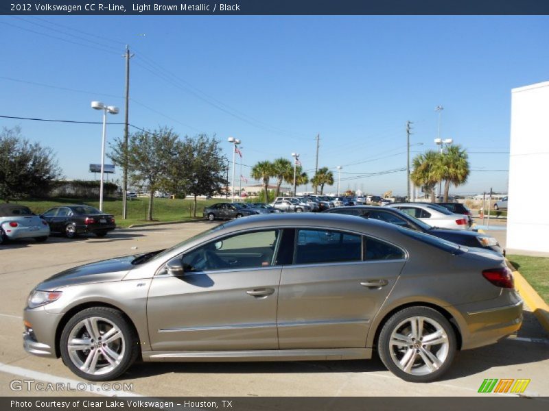 Light Brown Metallic / Black 2012 Volkswagen CC R-Line