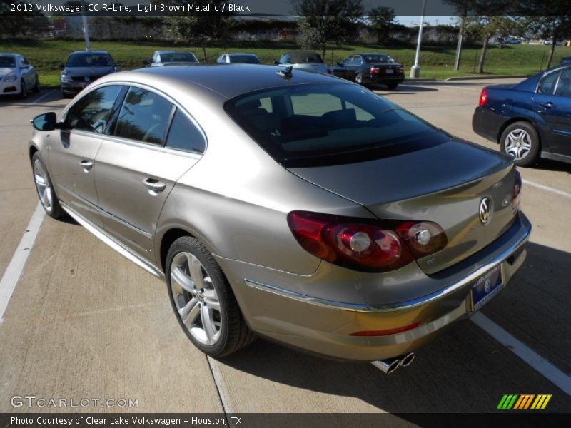 Light Brown Metallic / Black 2012 Volkswagen CC R-Line