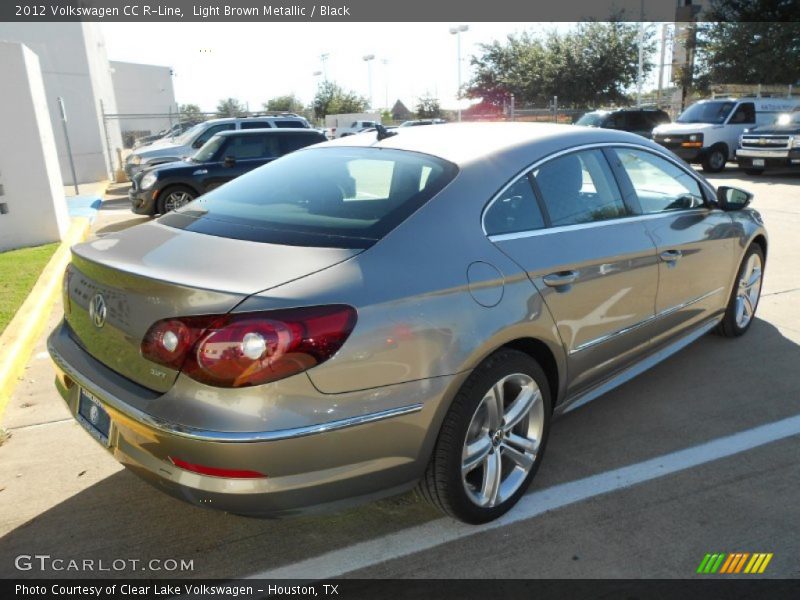 Light Brown Metallic / Black 2012 Volkswagen CC R-Line