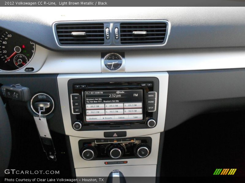 Light Brown Metallic / Black 2012 Volkswagen CC R-Line