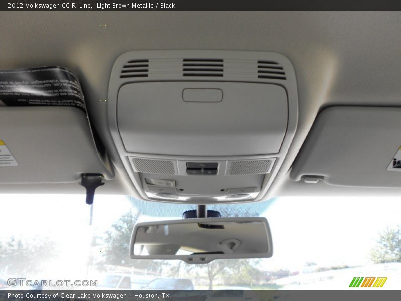Light Brown Metallic / Black 2012 Volkswagen CC R-Line