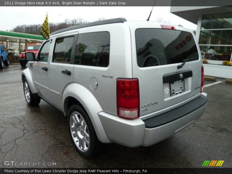 Bright Silver Metallic / Dark Slate Gray 2011 Dodge Nitro Heat 4.0 4x4