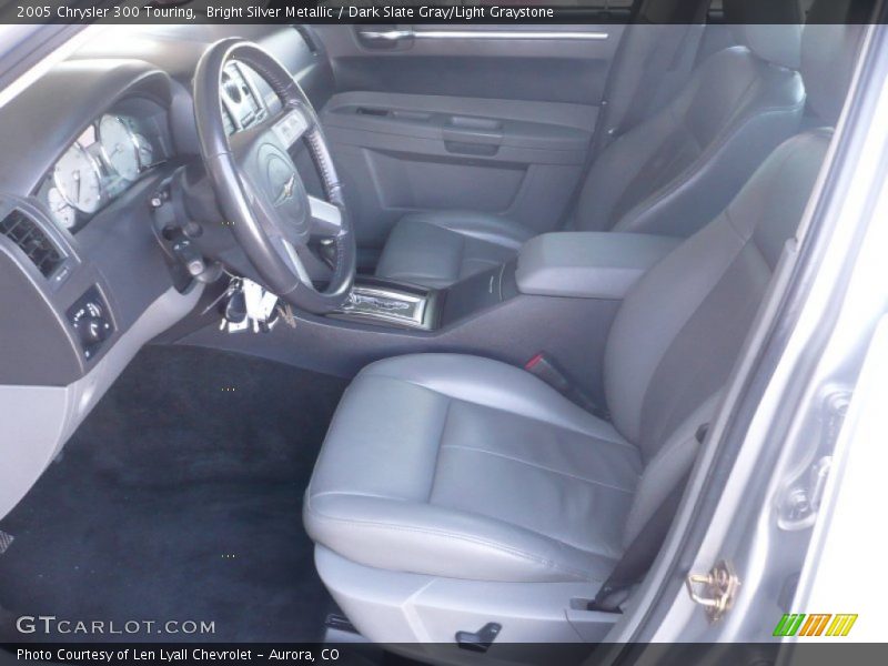 Bright Silver Metallic / Dark Slate Gray/Light Graystone 2005 Chrysler 300 Touring