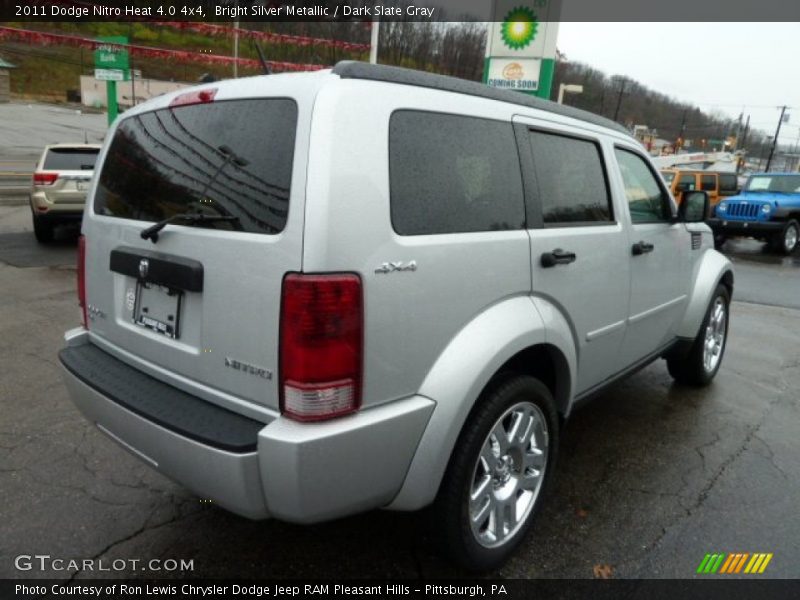 Bright Silver Metallic / Dark Slate Gray 2011 Dodge Nitro Heat 4.0 4x4