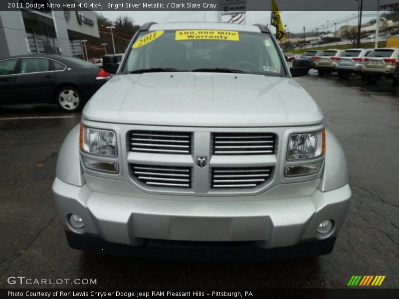 Bright Silver Metallic / Dark Slate Gray 2011 Dodge Nitro Heat 4.0 4x4