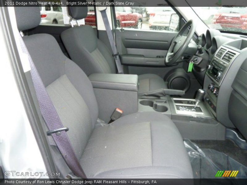 Bright Silver Metallic / Dark Slate Gray 2011 Dodge Nitro Heat 4.0 4x4