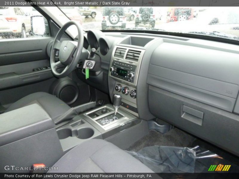 Bright Silver Metallic / Dark Slate Gray 2011 Dodge Nitro Heat 4.0 4x4
