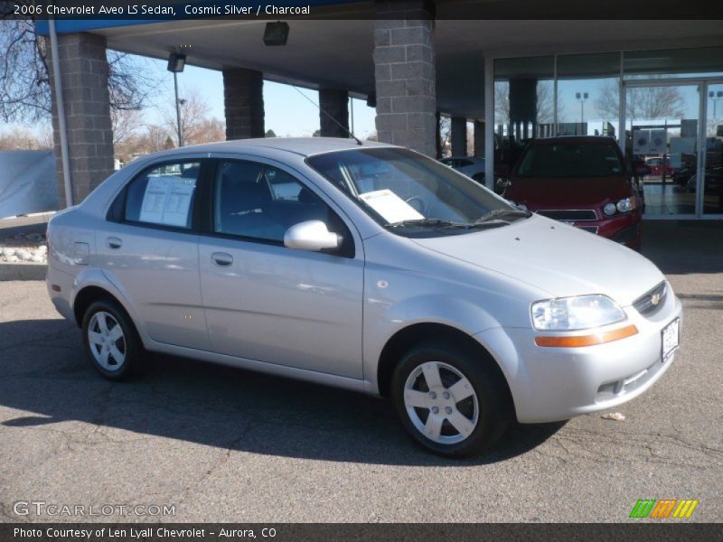 Cosmic Silver / Charcoal 2006 Chevrolet Aveo LS Sedan