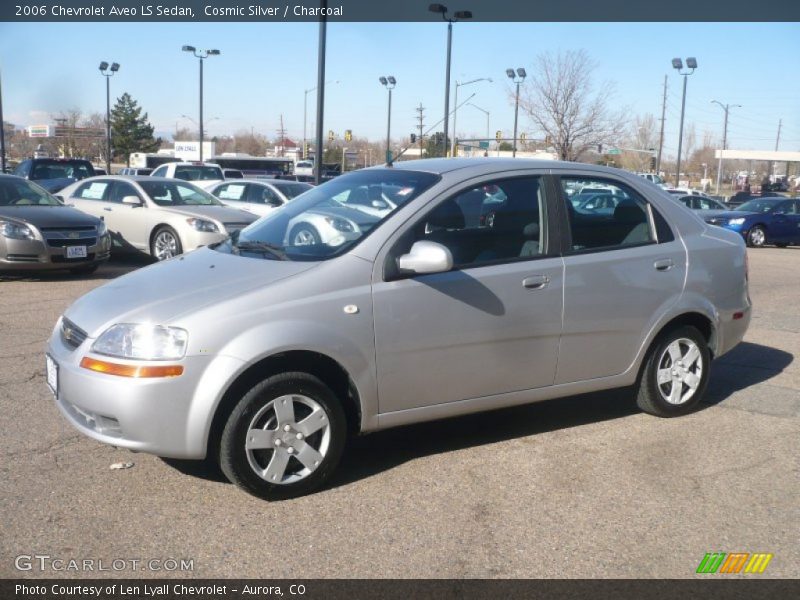 Cosmic Silver / Charcoal 2006 Chevrolet Aveo LS Sedan