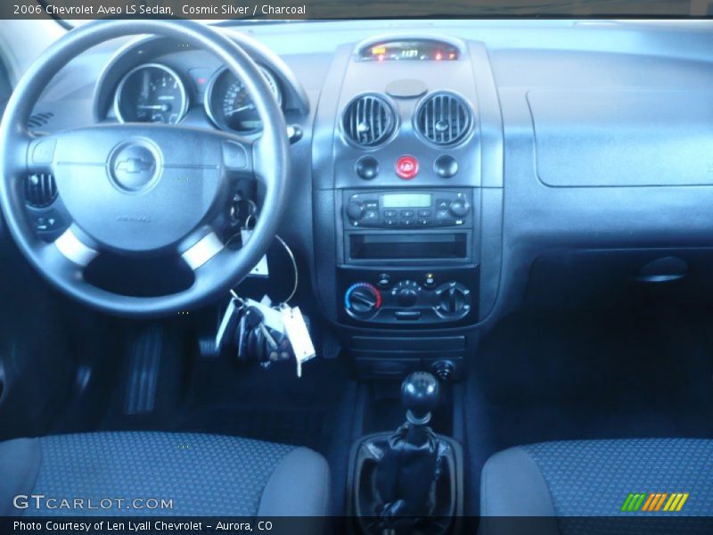 Cosmic Silver / Charcoal 2006 Chevrolet Aveo LS Sedan