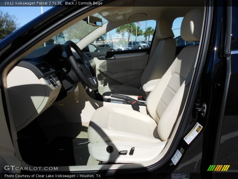 Black / Cornsilk Beige 2012 Volkswagen Passat 2.5L SE