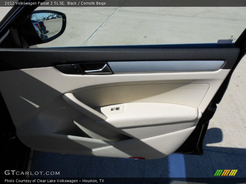 Black / Cornsilk Beige 2012 Volkswagen Passat 2.5L SE