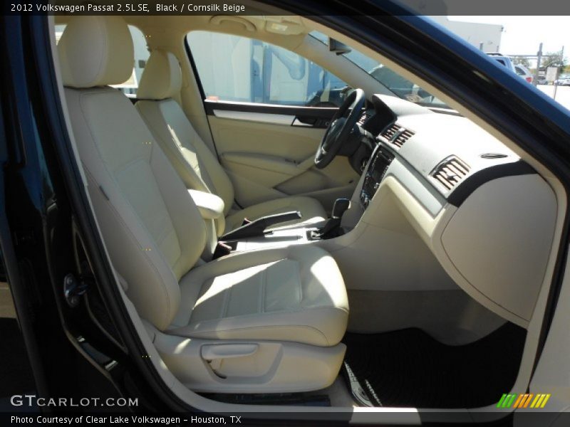 Black / Cornsilk Beige 2012 Volkswagen Passat 2.5L SE
