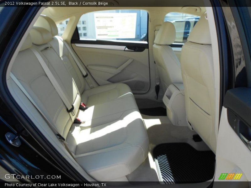 Black / Cornsilk Beige 2012 Volkswagen Passat 2.5L SE