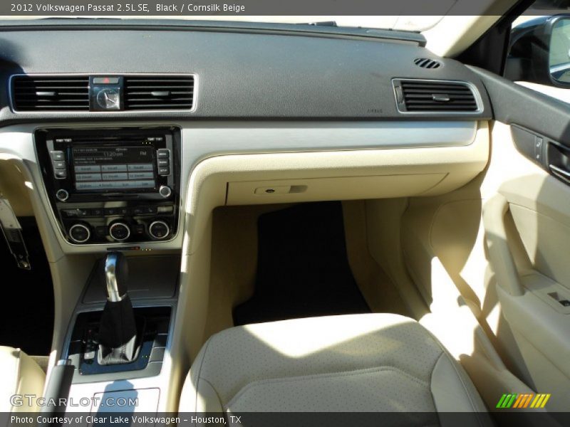 Black / Cornsilk Beige 2012 Volkswagen Passat 2.5L SE