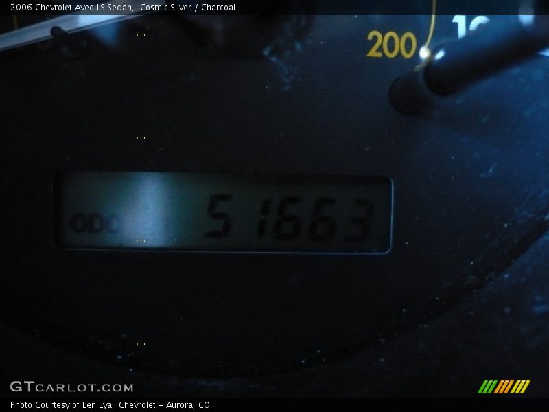 Cosmic Silver / Charcoal 2006 Chevrolet Aveo LS Sedan