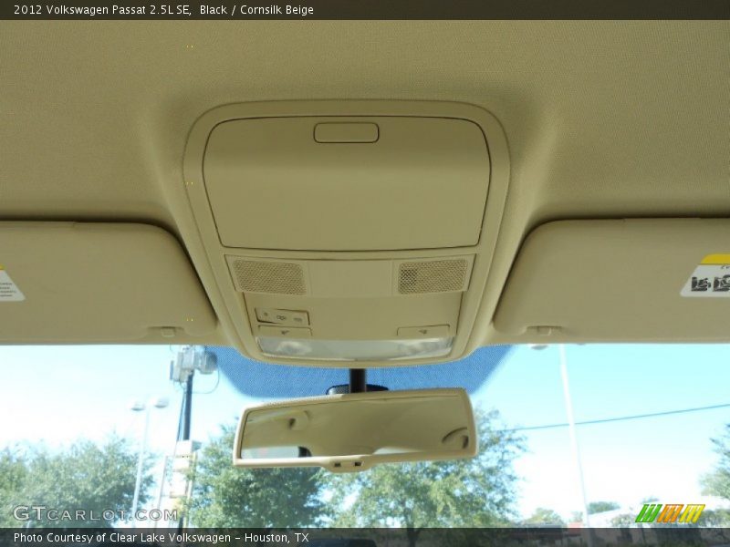 Black / Cornsilk Beige 2012 Volkswagen Passat 2.5L SE