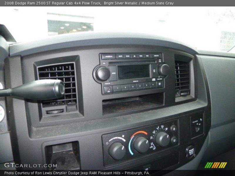 Bright Silver Metallic / Medium Slate Gray 2008 Dodge Ram 2500 ST Regular Cab 4x4 Plow Truck