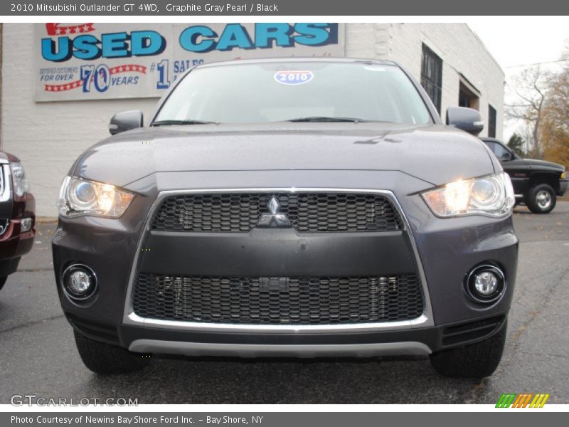 Graphite Gray Pearl / Black 2010 Mitsubishi Outlander GT 4WD