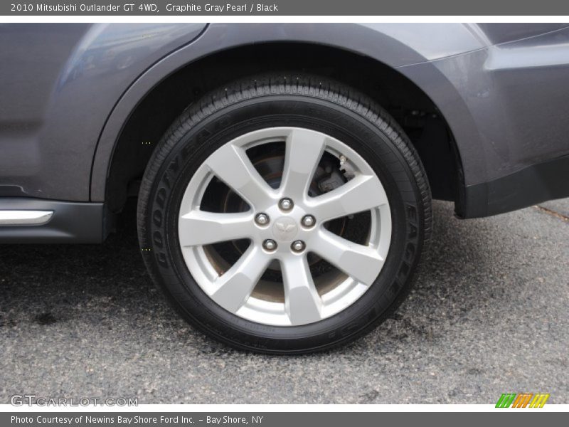 Graphite Gray Pearl / Black 2010 Mitsubishi Outlander GT 4WD