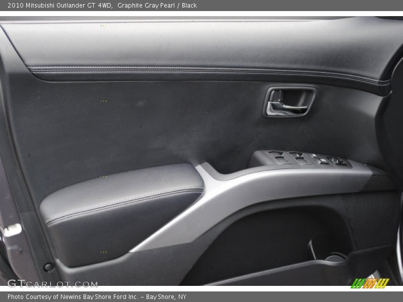 Graphite Gray Pearl / Black 2010 Mitsubishi Outlander GT 4WD
