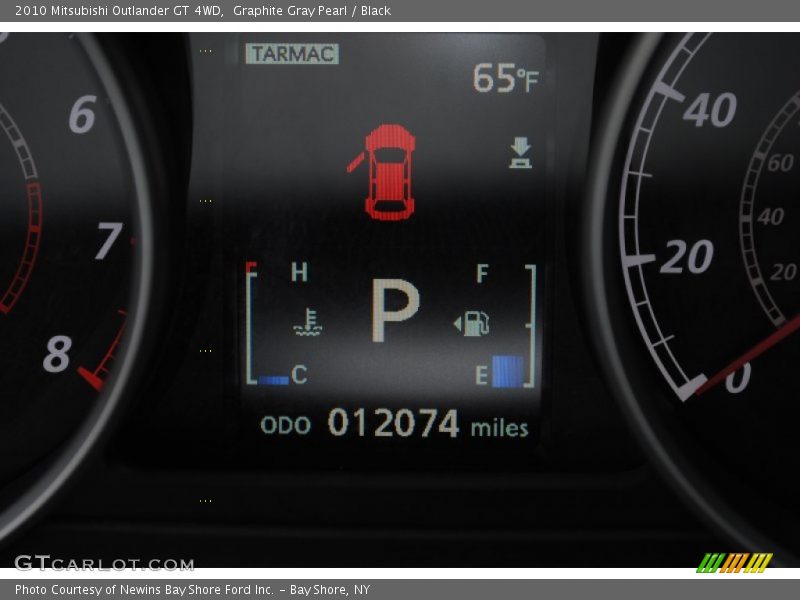 Graphite Gray Pearl / Black 2010 Mitsubishi Outlander GT 4WD