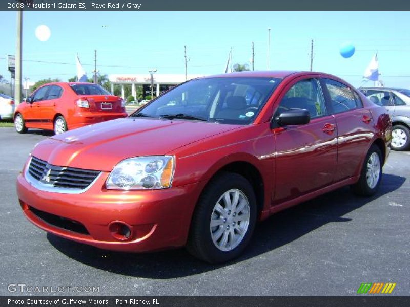 Rave Red / Gray 2008 Mitsubishi Galant ES