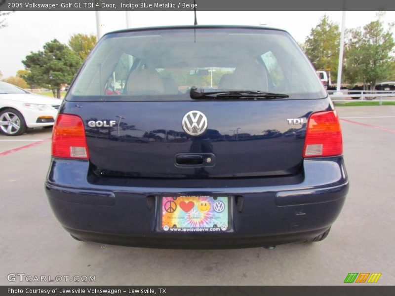 Indigo Blue Metallic / Beige 2005 Volkswagen Golf GL TDI 4 Door