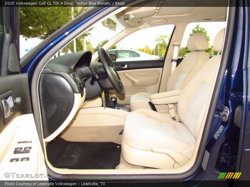 Indigo Blue Metallic / Beige 2005 Volkswagen Golf GL TDI 4 Door