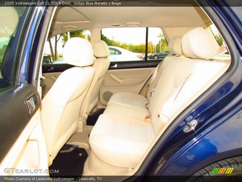 Indigo Blue Metallic / Beige 2005 Volkswagen Golf GL TDI 4 Door