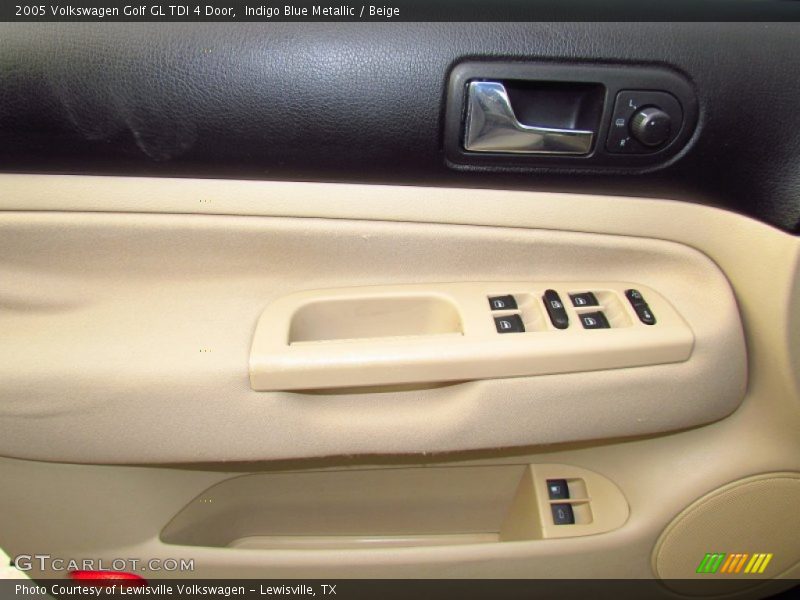 Indigo Blue Metallic / Beige 2005 Volkswagen Golf GL TDI 4 Door