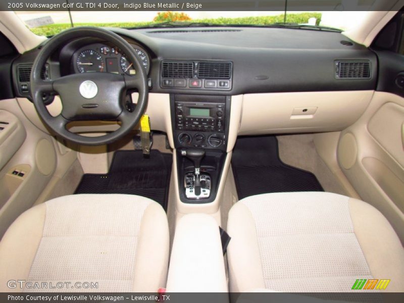 Indigo Blue Metallic / Beige 2005 Volkswagen Golf GL TDI 4 Door