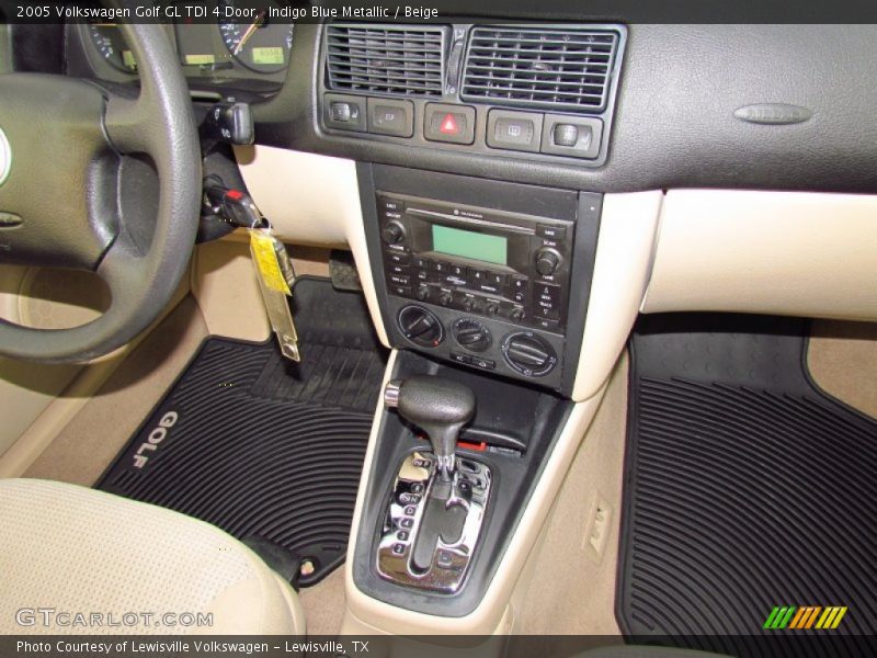 Indigo Blue Metallic / Beige 2005 Volkswagen Golf GL TDI 4 Door