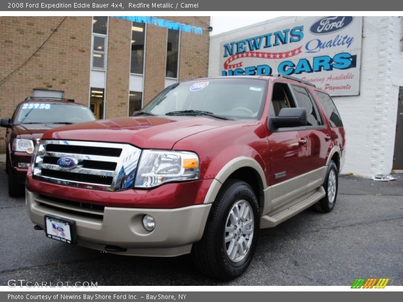 Redfire Metallic / Camel 2008 Ford Expedition Eddie Bauer 4x4