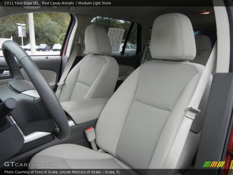 Red Candy Metallic / Medium Light Stone 2011 Ford Edge SEL