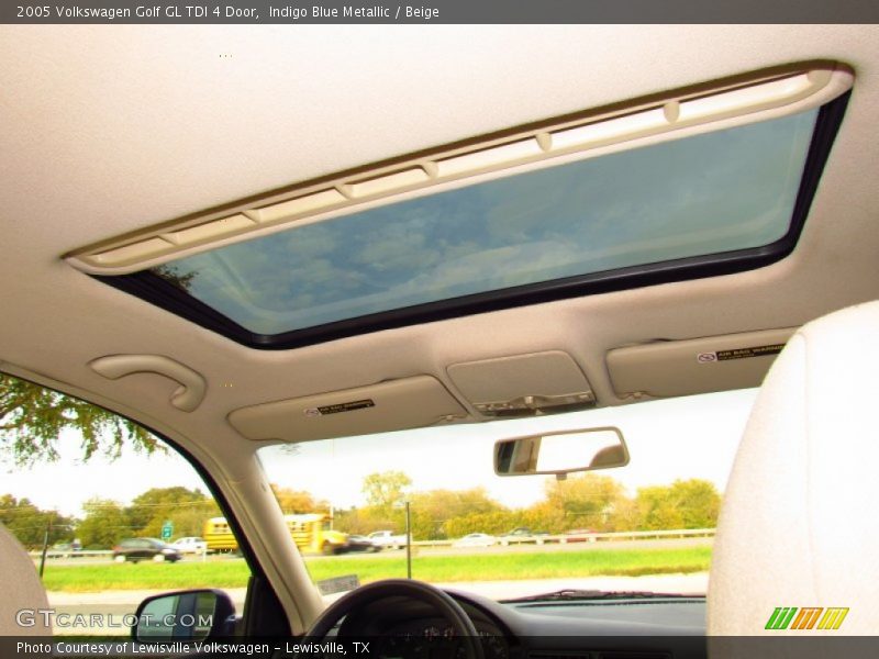 Indigo Blue Metallic / Beige 2005 Volkswagen Golf GL TDI 4 Door