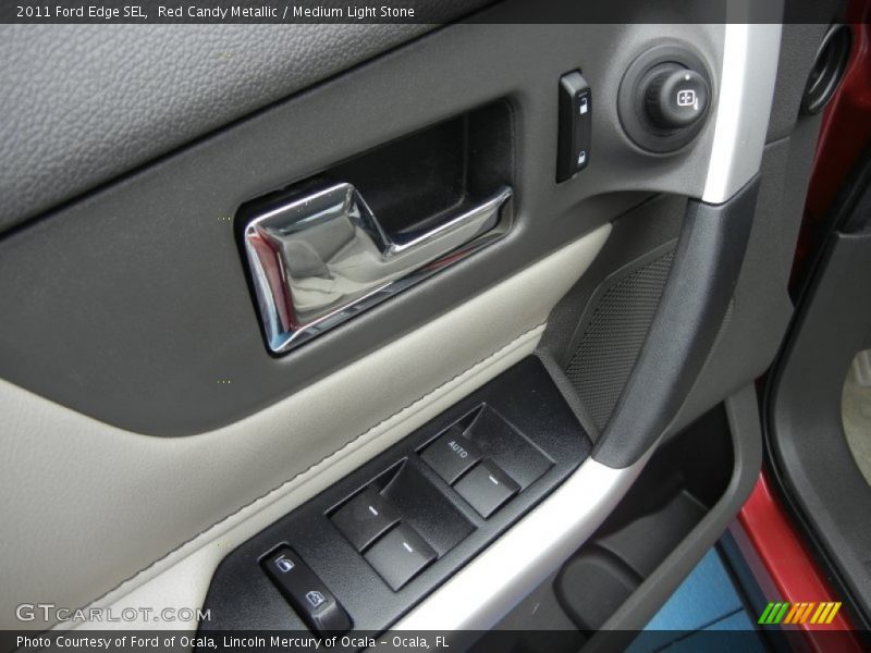 Red Candy Metallic / Medium Light Stone 2011 Ford Edge SEL