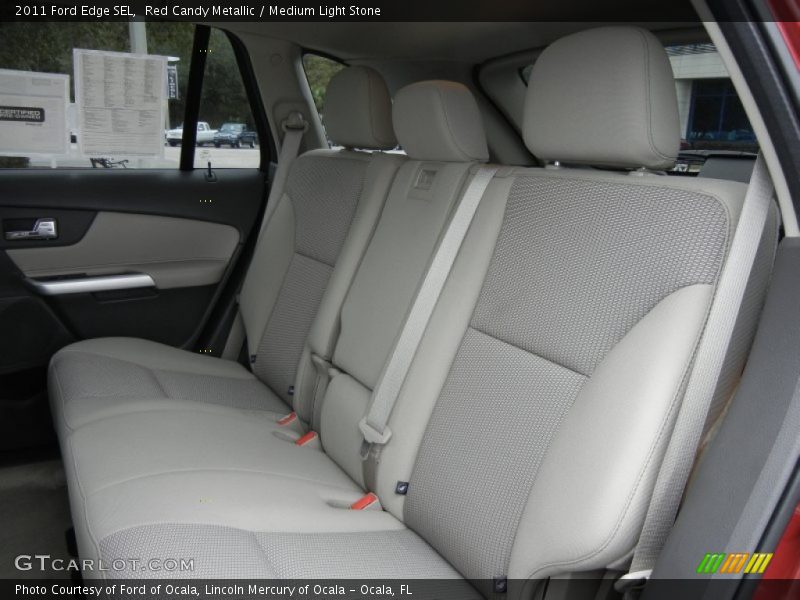 Red Candy Metallic / Medium Light Stone 2011 Ford Edge SEL