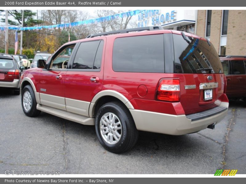 Redfire Metallic / Camel 2008 Ford Expedition Eddie Bauer 4x4