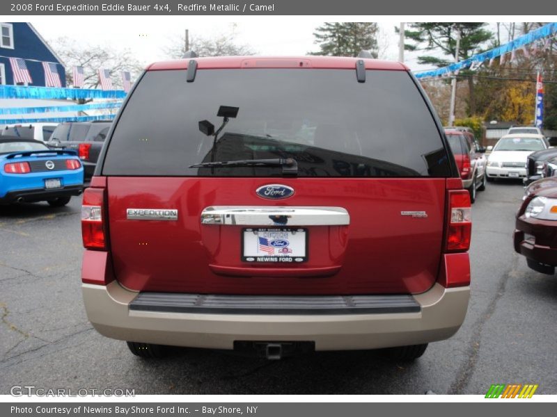 Redfire Metallic / Camel 2008 Ford Expedition Eddie Bauer 4x4