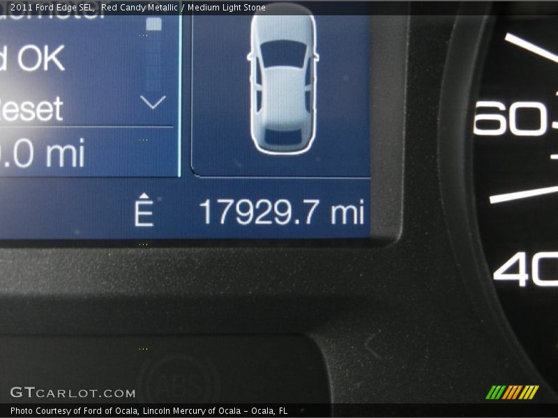 Red Candy Metallic / Medium Light Stone 2011 Ford Edge SEL