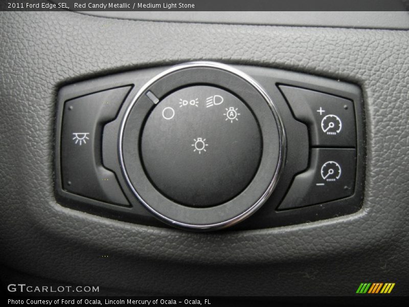 Red Candy Metallic / Medium Light Stone 2011 Ford Edge SEL