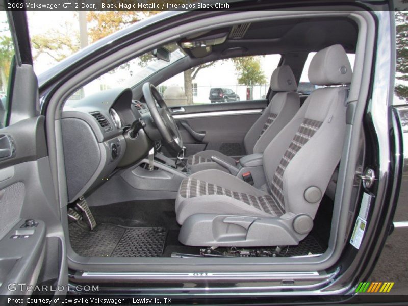 Drivers seat in Interlagos Black Cloth - 2009 Volkswagen GTI 2 Door