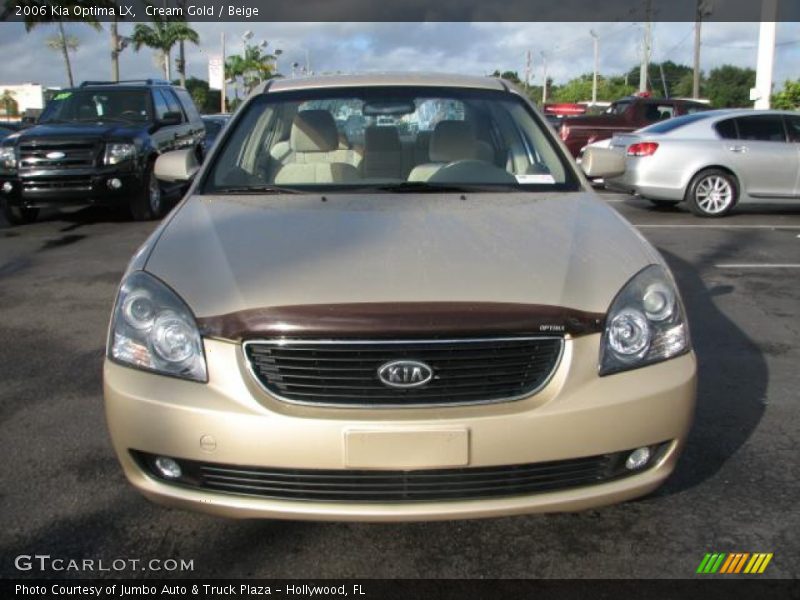 Cream Gold / Beige 2006 Kia Optima LX