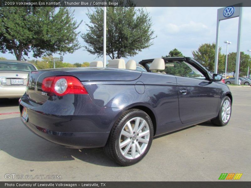 Thunder Blue / Cornsilk Beige 2009 Volkswagen Eos Komfort