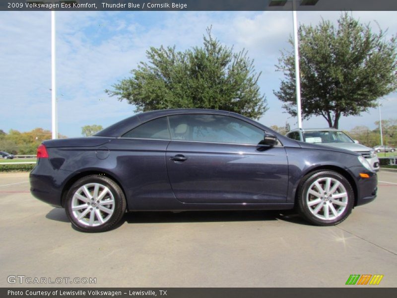 Thunder Blue / Cornsilk Beige 2009 Volkswagen Eos Komfort