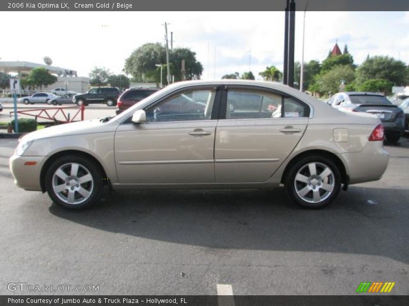 Cream Gold / Beige 2006 Kia Optima LX