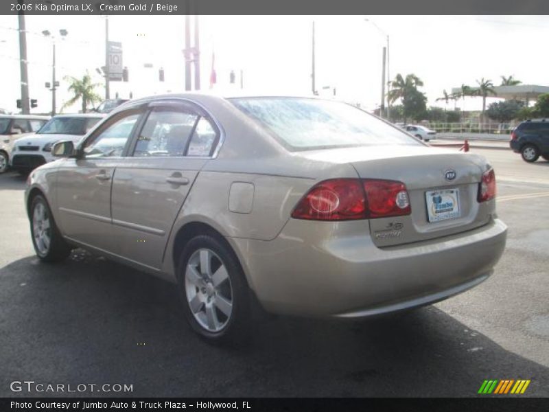 Cream Gold / Beige 2006 Kia Optima LX