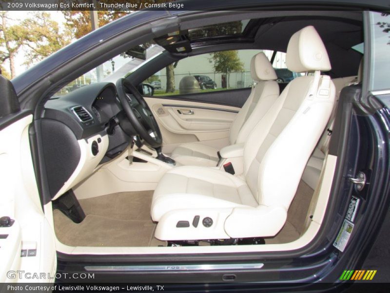 Thunder Blue / Cornsilk Beige 2009 Volkswagen Eos Komfort