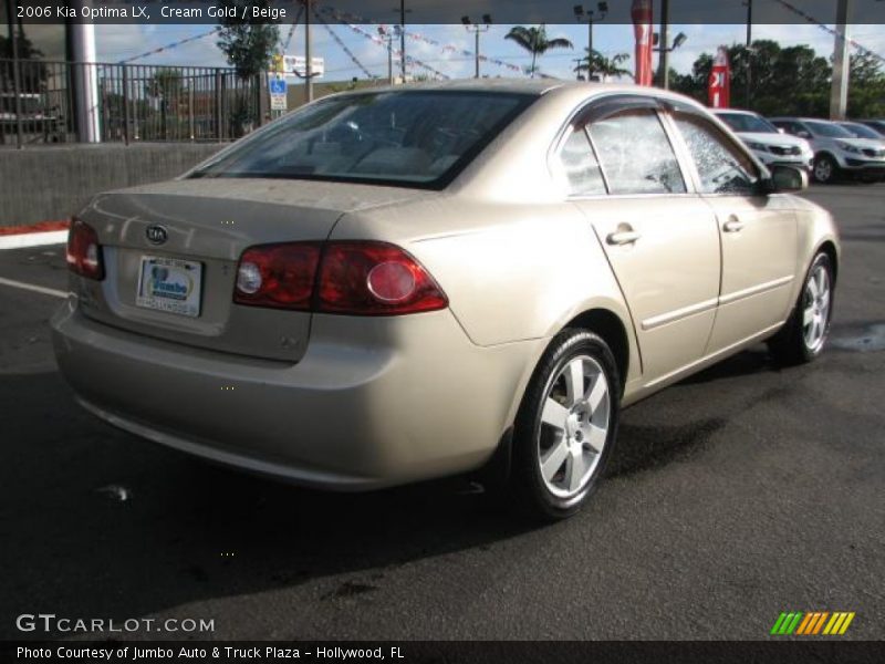 Cream Gold / Beige 2006 Kia Optima LX